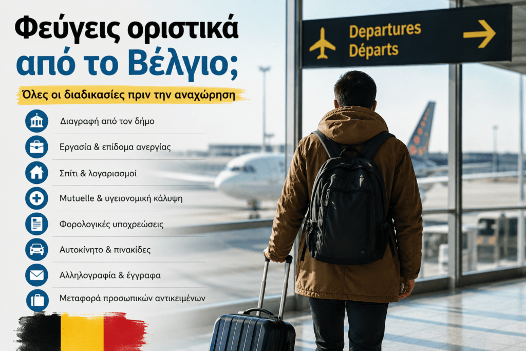 οριστική αποχώρηση από Βέλγιο